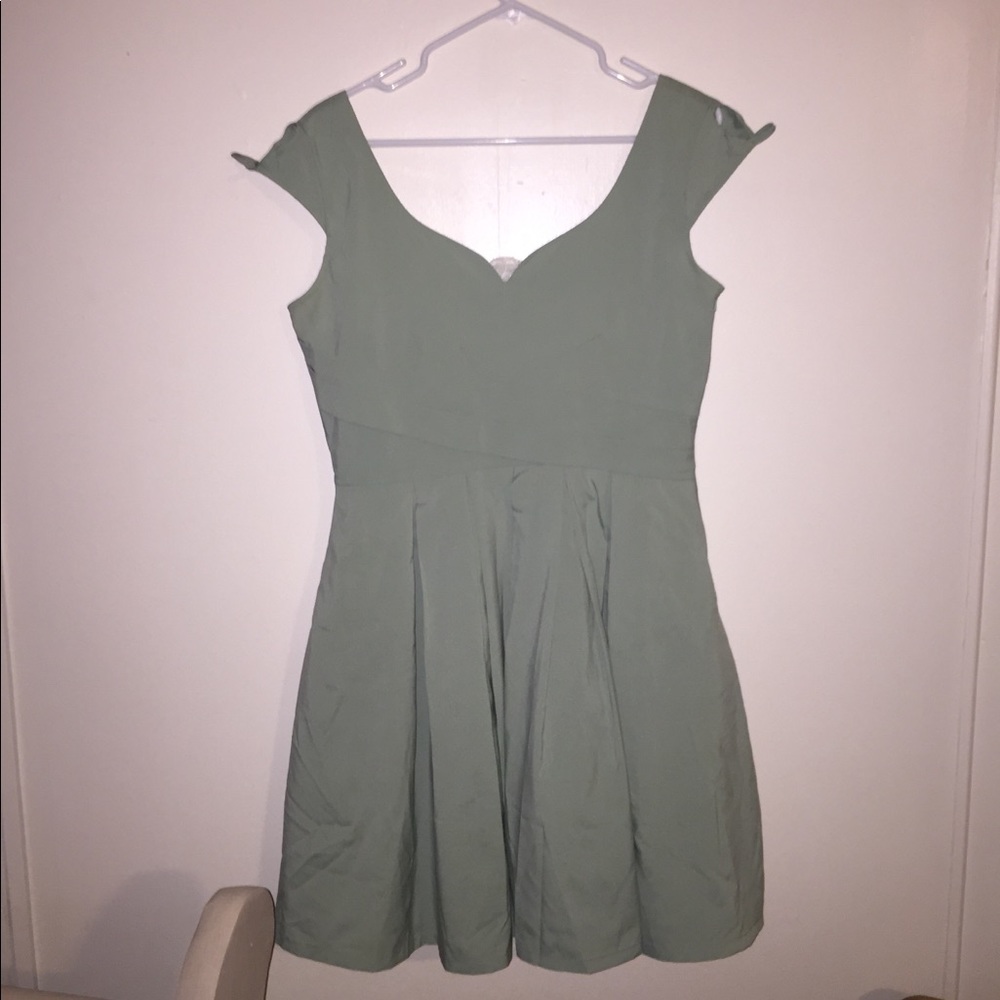 Sage green dress